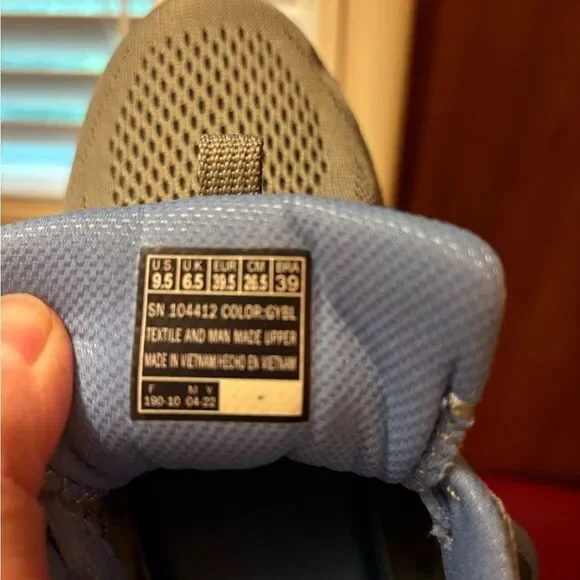 Skechers Gray and Blue Women's Sneakers - Picture 3 of 3